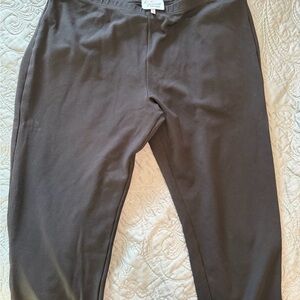 Lynn Ritchie Silver Black cropped pants